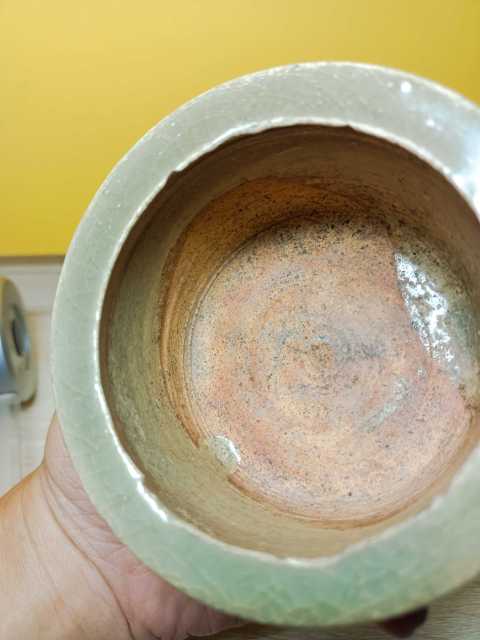 古玩陶瓷元代·龍泉青瓷三足爐拍賣，當前價格6666元