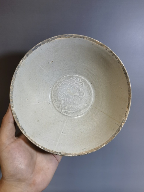 古玩陶瓷南宋青白釉雙魚碗拍賣,當(dāng)前價格0元