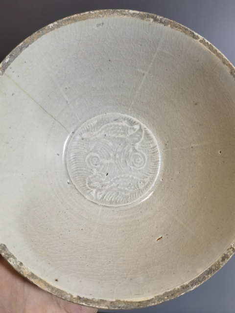 古玩陶瓷南宋青白釉雙魚碗拍賣,當(dāng)前價格0元