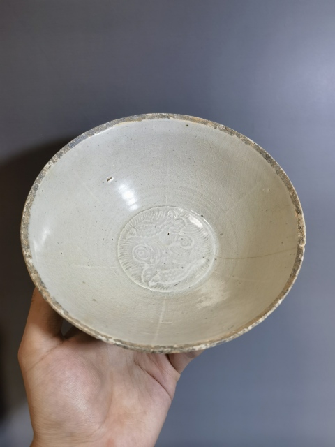 古玩陶瓷南宋青白釉雙魚碗拍賣,當(dāng)前價格0元