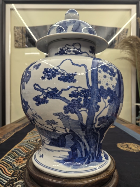古玩陶瓷郭子儀拜壽將軍罐拍賣,當前價格48888元