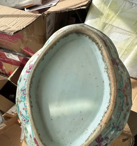 古玩陶瓷粉彩十二花神海棠口貢碗拍賣，當前價格3500元