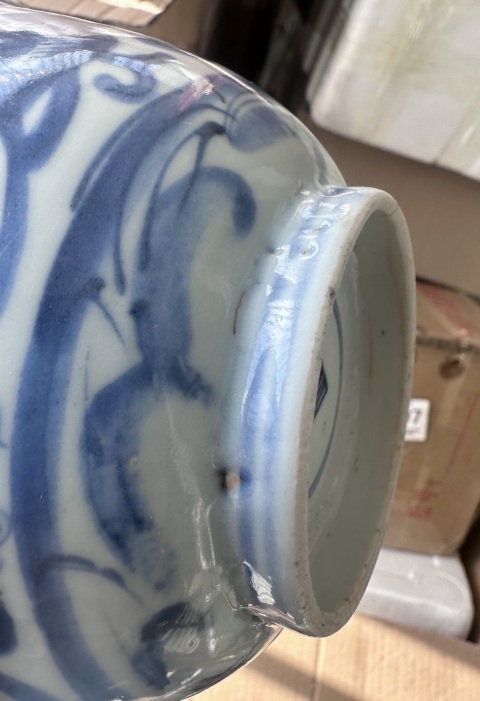 古玩陶瓷青花纏枝花卉紋茶碗拍賣，當(dāng)前價(jià)格2800元