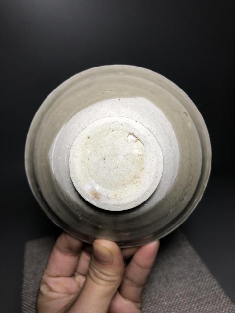 古玩陶瓷宋,青釉雞心斗笠盞拍賣,當(dāng)前價格1600元