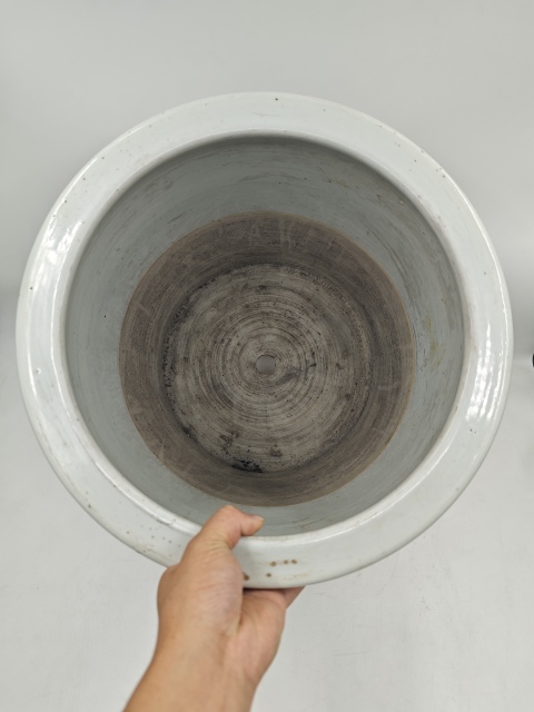 古玩陶瓷粉彩花鳥花卉紋花盆拍賣,當前價格25000元