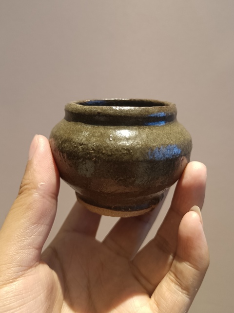 古玩陶瓷元末明初～茶葉末釉茶入拍賣，當(dāng)前價(jià)格0元