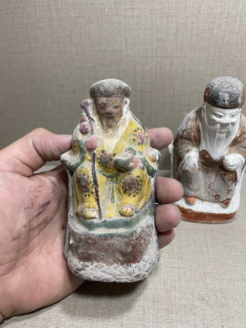 古玩陶瓷神仙塑像拍賣，當前價格680元