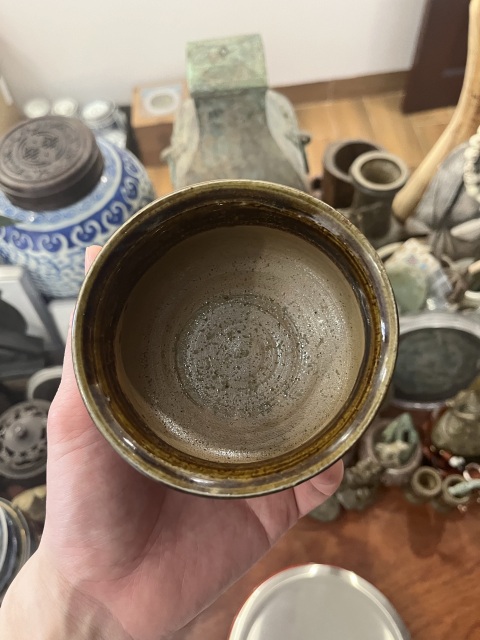 古玩陶瓷明代褐釉香爐拍賣,當(dāng)前價(jià)格399元