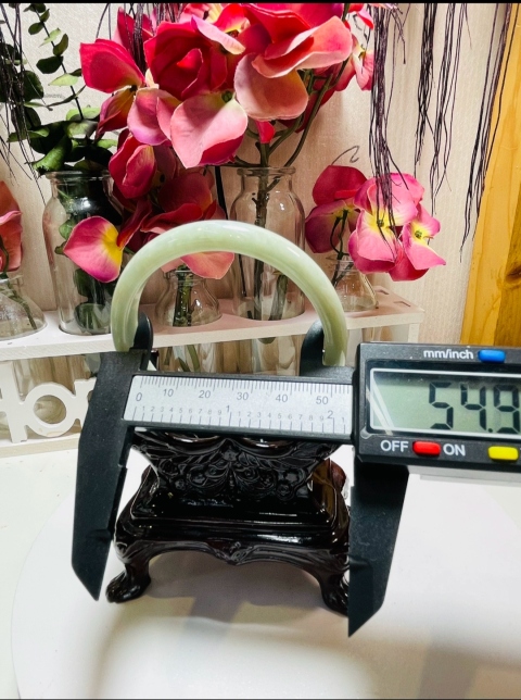 古玩玉器現代翡翠手鐲拍賣，當前價格2600元