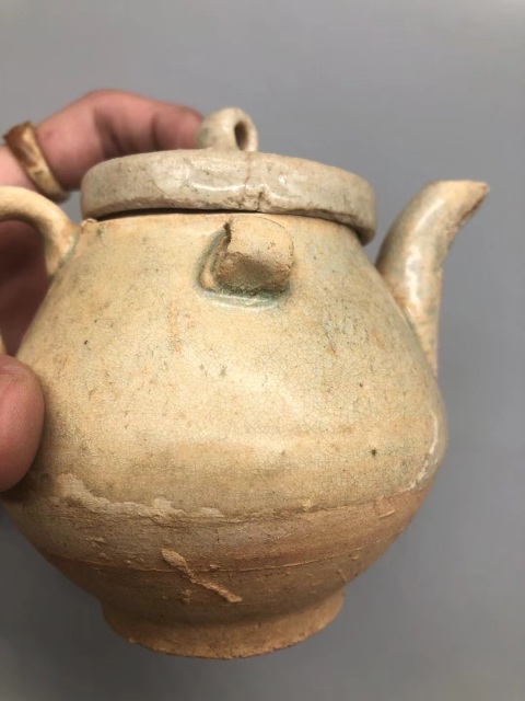 古玩陶瓷影青執壺拍賣,當前價格1500元