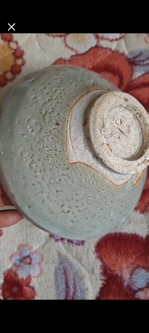 古玩陶瓷鈞窯天青釉紫斑茶盞拍賣,當前價格7899元