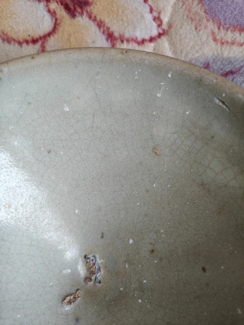 古玩陶瓷鈞窯天青釉紫斑茶盞拍賣,當前價格7899元