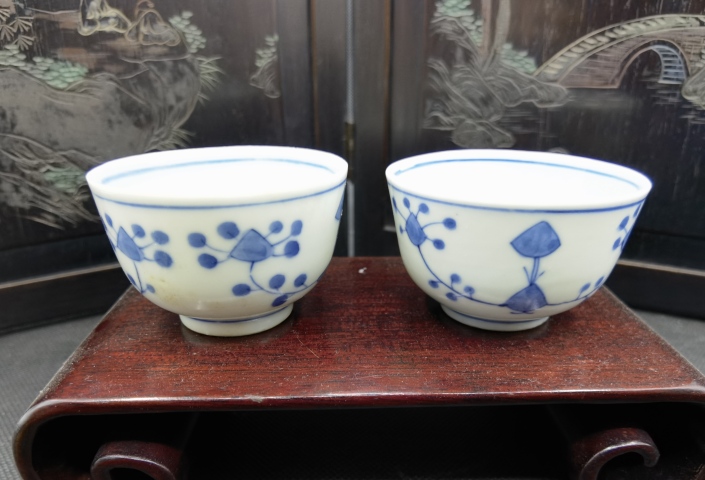 古玩陶瓷清 玉環底青花杯拍賣,當前價格298元