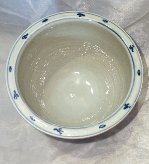 古玩陶瓷青花山水人物紋案缸拍賣,當前價格498元