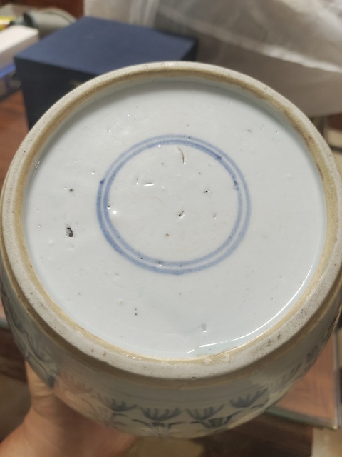 古玩陶瓷壽字紋青花罐拍賣，當前價格2000元