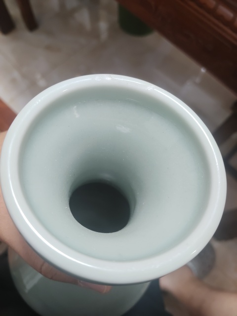 古玩陶瓷青釉瓶拍賣，當(dāng)前價(jià)格2500元