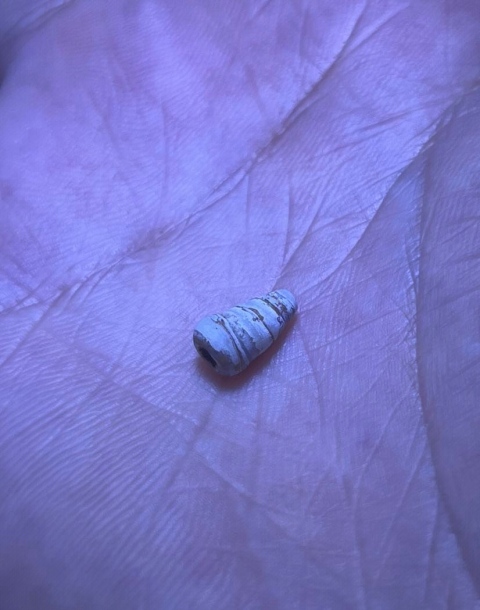 古玩玉器漢代.寶螺型琉璃珠 (稀有,滿灰皮)拍賣，當前價格0元