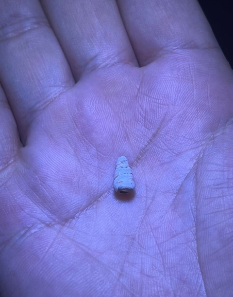 古玩玉器漢代.寶螺型琉璃珠 (稀有,滿灰皮)拍賣，當前價格0元
