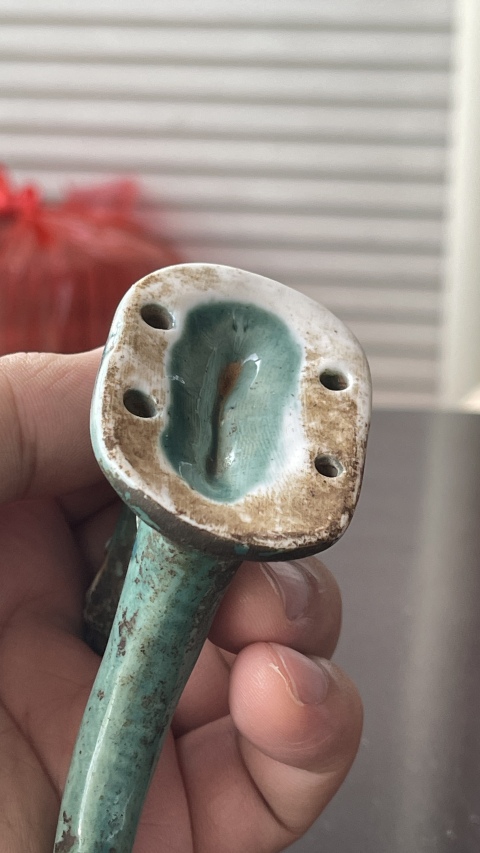 古玩陶瓷孔雀藍掛鉤 (舊時光 適裝飾)拍賣,當前價格0元