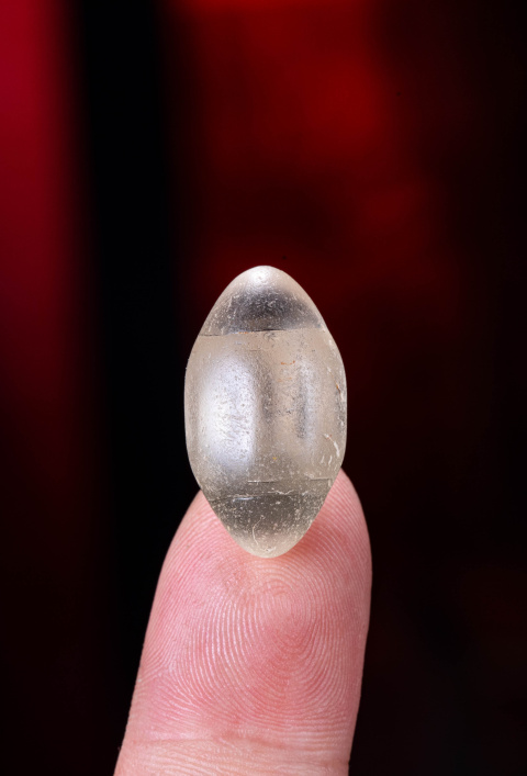 古玩玉器清代琉璃珠 圣物墜怙身符拍賣，當前價格1200元