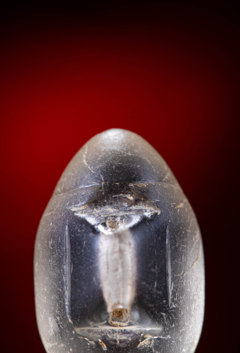 古玩玉器清代琉璃珠 圣物墜怙身符拍賣，當前價格1200元