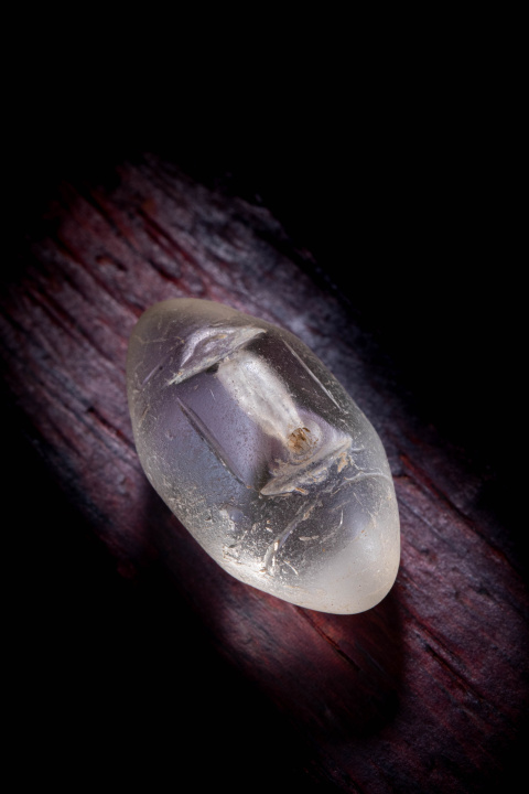 古玩玉器清代琉璃珠 圣物墜怙身符拍賣，當前價格1200元