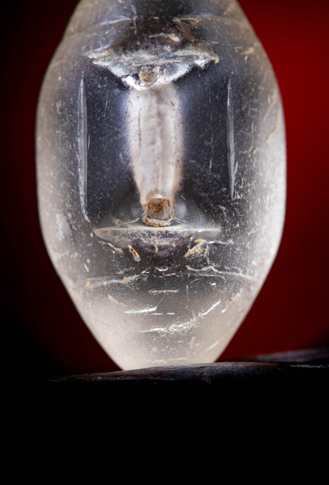 古玩玉器清代琉璃珠 圣物墜怙身符拍賣，當前價格1200元