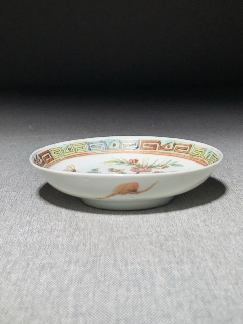 古玩陶瓷細路精品粉彩四季花卉洗拍賣，當前價格700元