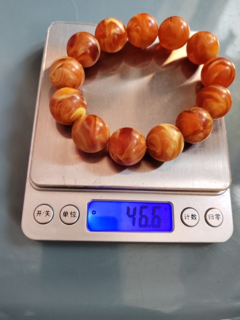 古玩雜項蜜蠟手串拍賣，當前價格266元