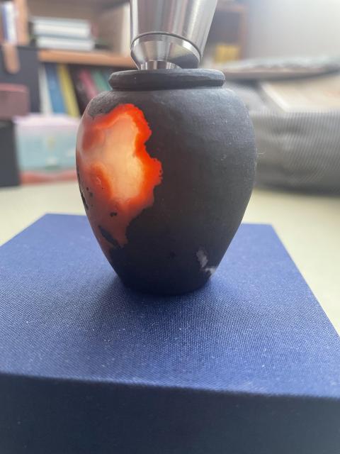 古玩玉器保山原礦南紅平安花瓶拍賣,當前價格518元