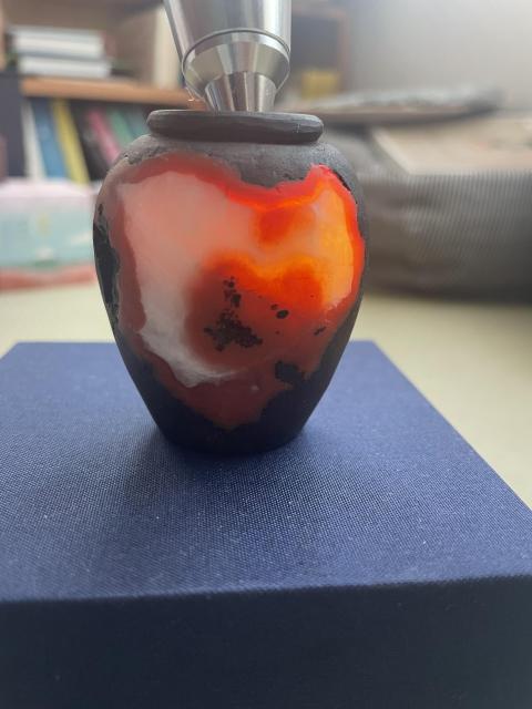 古玩玉器保山原礦南紅平安花瓶拍賣,當前價格518元