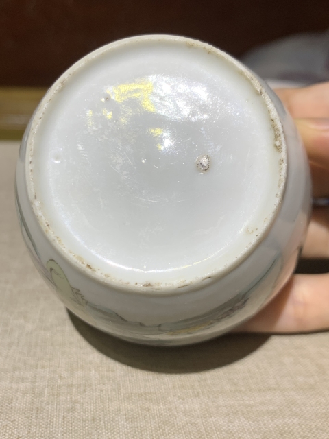古玩陶瓷粉彩桃花仕女紋蓋缸拍賣,當前價格1500元
