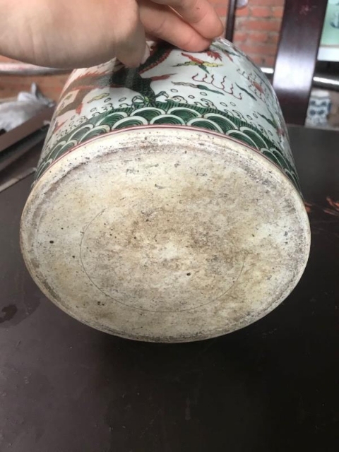 古玩陶瓷清代五彩拍賣,當前價格6000元
