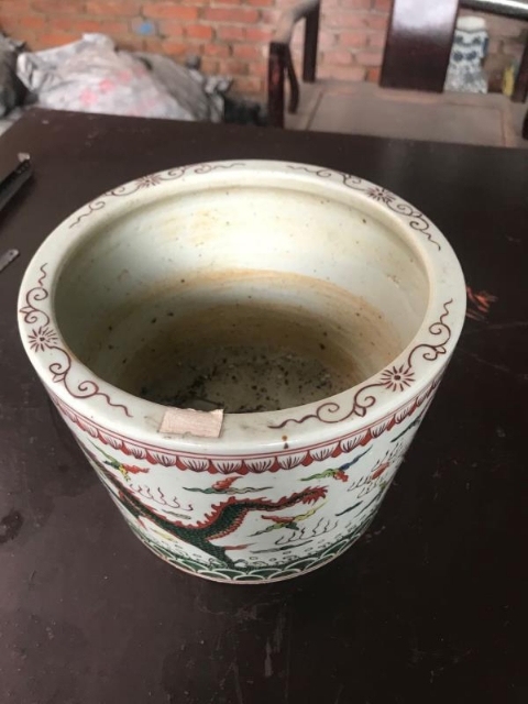 古玩陶瓷清代五彩拍賣,當前價格6000元