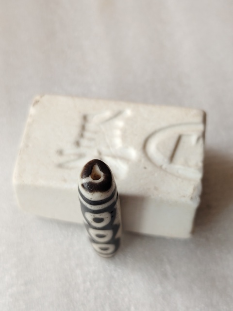 古玩玉器料器五眼天珠拍賣，當前價格660元