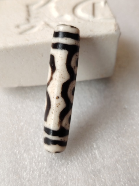 古玩玉器料器五眼天珠拍賣，當前價格660元