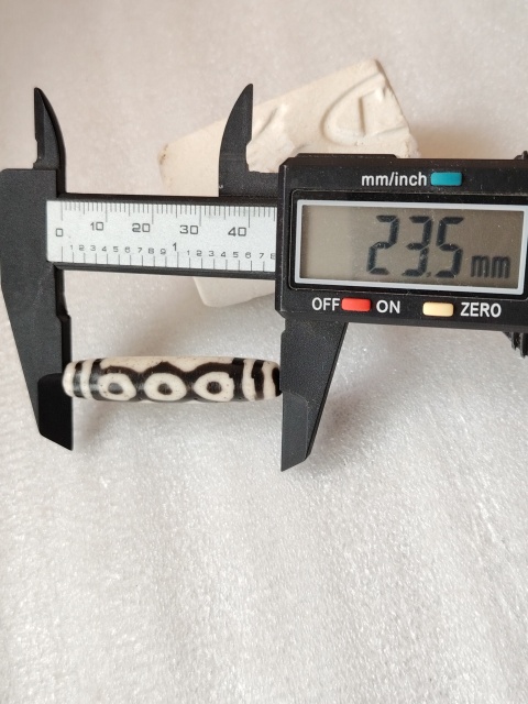 古玩玉器料器五眼天珠拍賣，當前價格660元