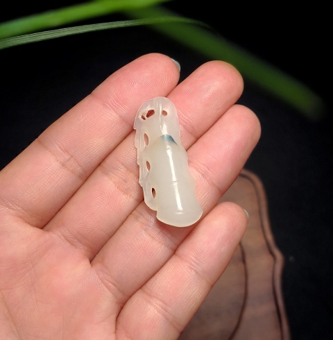 古玩玉器清代·和田玉“竹報(bào)平安”拍賣,當(dāng)前價(jià)格2300元