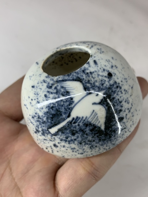 古玩陶瓷清中晚·青花水盂拍賣，當(dāng)前價(jià)格1688元