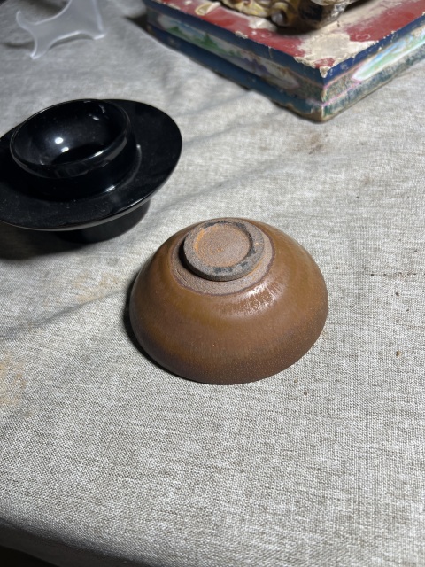 古玩陶瓷宋代建窯兔毫兜口盞拍賣，當前價格1500元