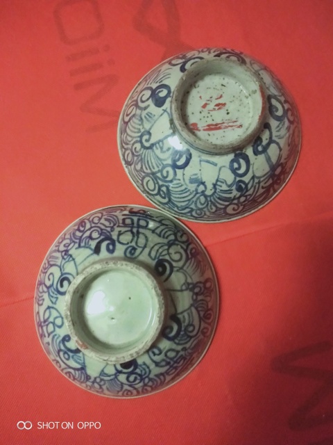 古玩陶瓷青花喜字紋碗拍賣，當(dāng)前價(jià)格120元