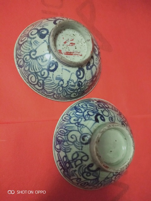 古玩陶瓷青花喜字紋碗拍賣，當(dāng)前價(jià)格120元