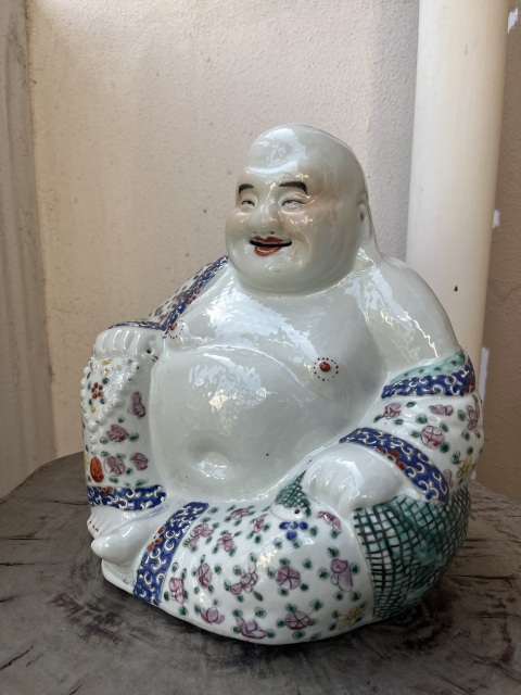 古玩陶瓷彌勒佛(大號)拍賣,當前價格7888元
