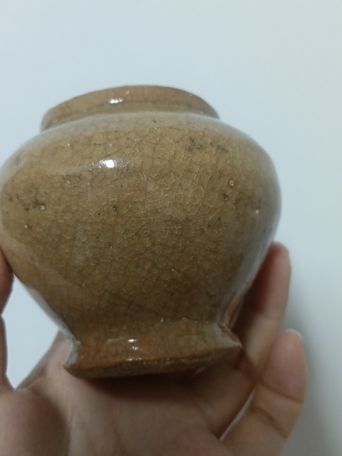 古玩陶瓷龍泉窯青釉罐拍賣(mài)，當(dāng)前價(jià)格1500元