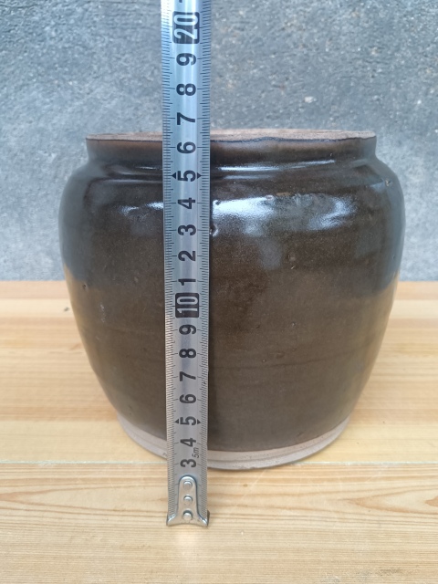 古玩陶瓷明代～磁州窯窯變黑釉罐拍賣，當(dāng)前價格388元