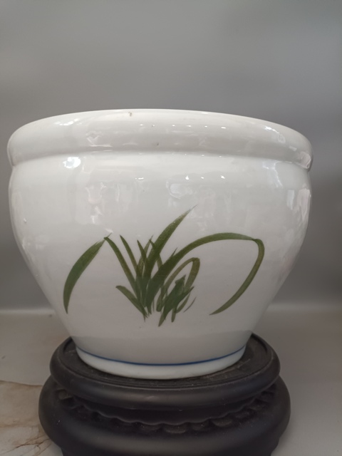 古玩陶瓷花鳥紋缸拍賣,當前價格0元