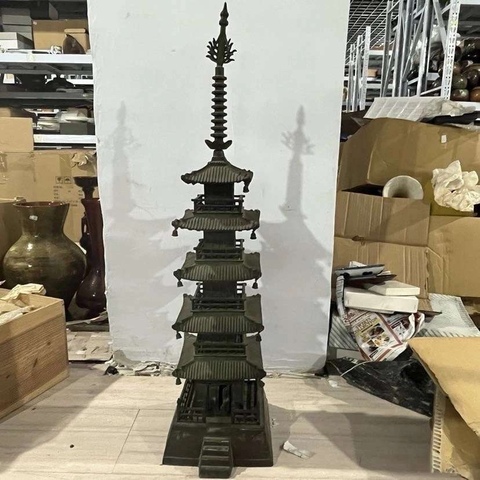 古玩雜項銅寶塔、佛塔拍賣，當前價格16000元