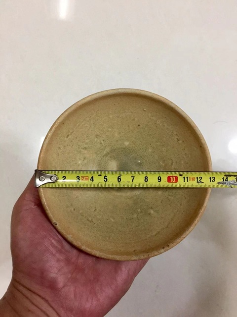 古玩陶瓷長沙窯青釉玉璧底碗拍賣,當前價格1688元