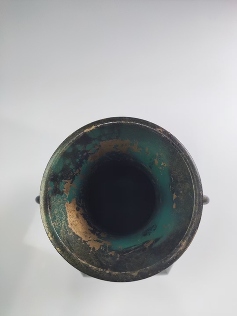 古玩銅器獸首銜環銅瓶拍賣,當前價格500元