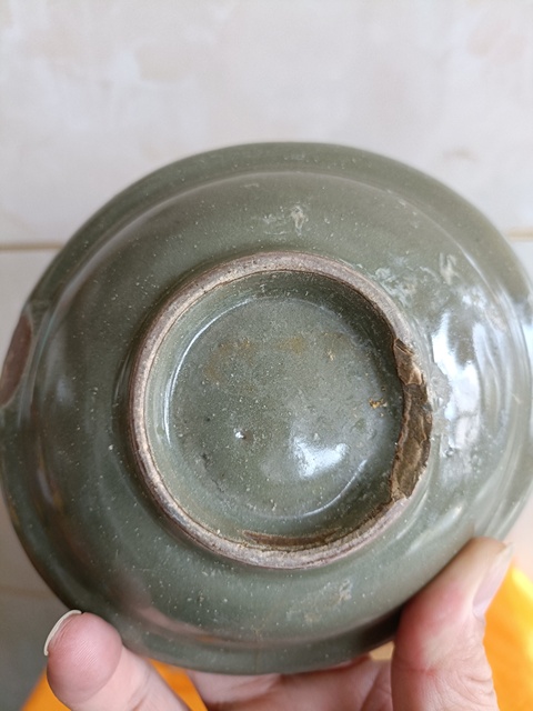 古玩陶瓷南宋龍泉青瓷官帽洗拍賣,當前價格998元